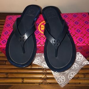 Tory Burch Jelly Logo Sandals